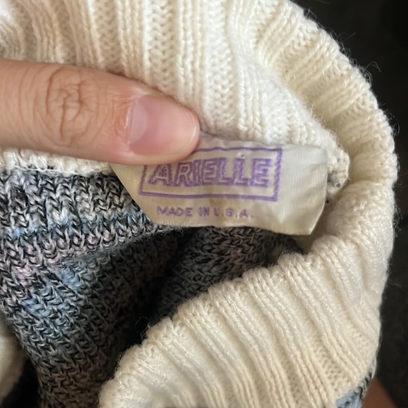 RARE 80’s vintage arielle cow sweater - Picture 2 of 2